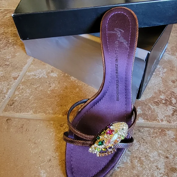 Giuseppe Zanotti | Shoes | Giuseppe Zanotti Brown Parrot Stones